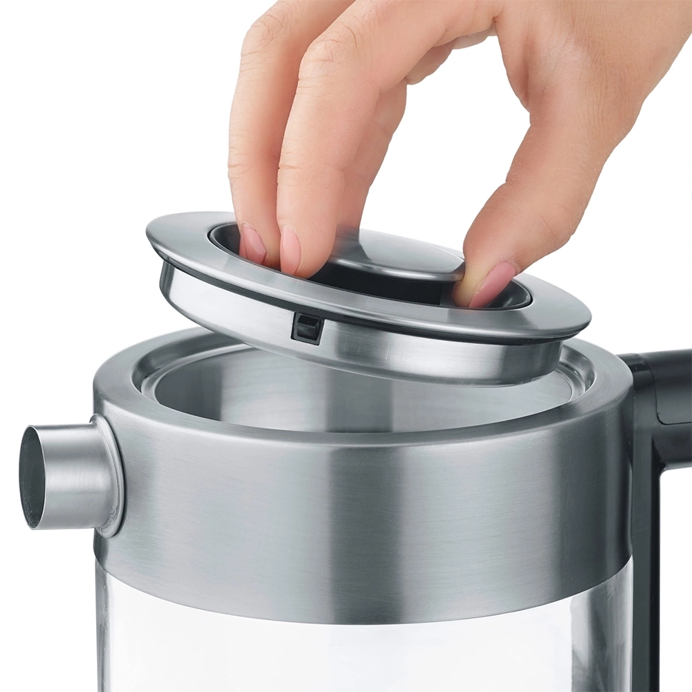 Graef Glazen Waterkoker WK300 met afneembaar RVS deksel