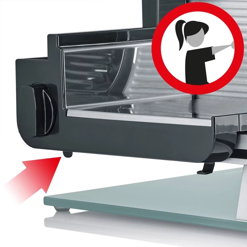 Graef Master M20F Snijmachine Vrijdragend Zilver Kinderbeveiliging SKU 47200