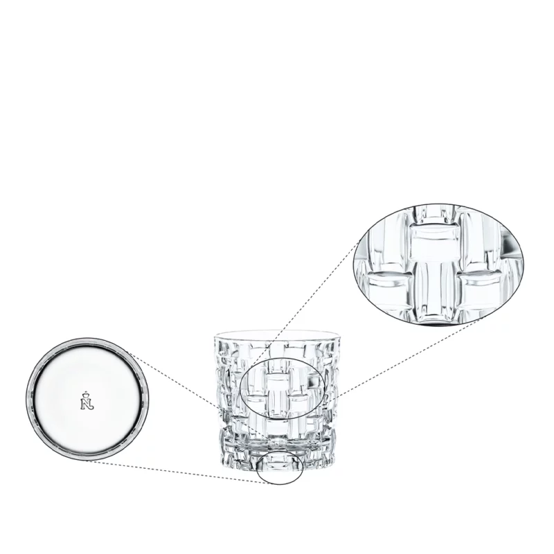 Nachtmann Bossa Nova S.O.F.glas 252 ml Gevlochten patroon SKU 103038