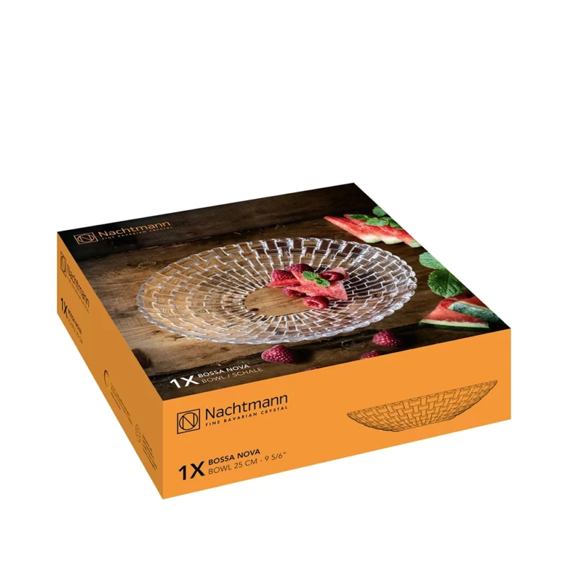 Nachtmann Bossa Nova Schaal van kristalglas ⌀ 25 cm Cadeau SKU 77672