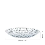 Nachtmann Bossa Nova Schaal van kristalglas ⌀ 25 cm SKU 77672
