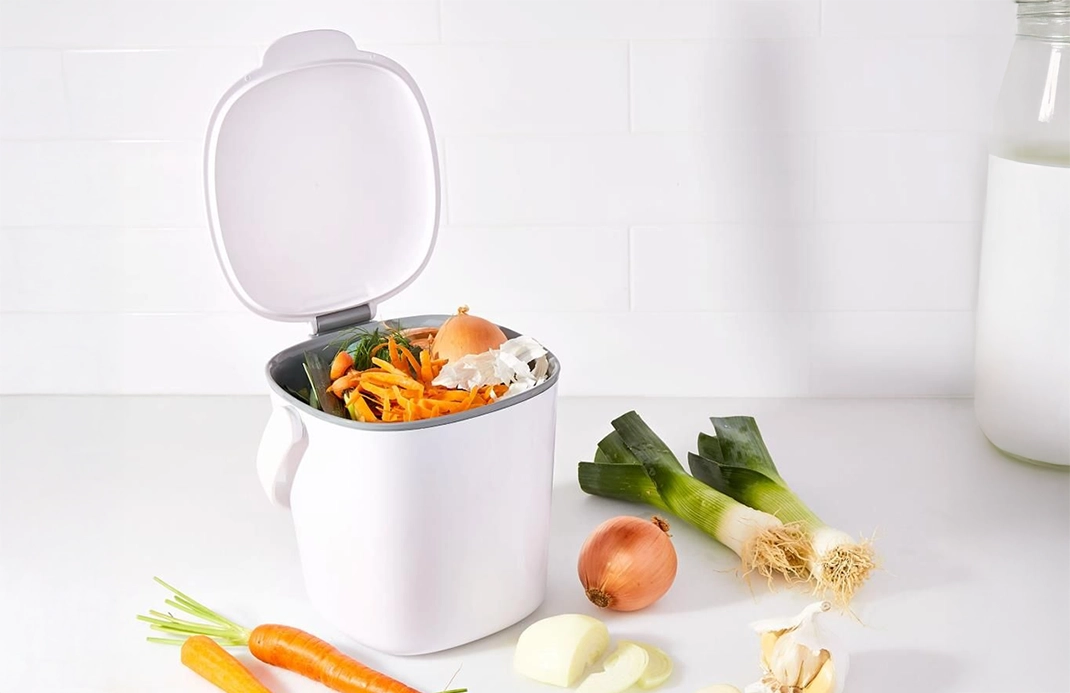 OXO Afvalbakje aanrecht 3 liter wit website SKU 13295800