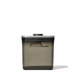 OXO Pop Container SteeL Koffievoorraadbus Rechthoek Laag 1.6 liter