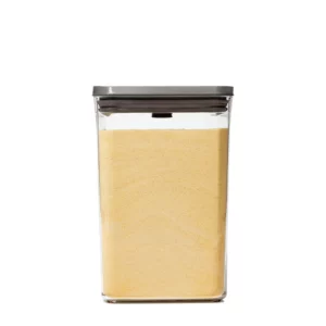 OXO Voorraadbus POP SteeL groot vierkant medium 4,2 liter gevuld SKU 3118200