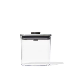 OXO Voorraadbus POP SteeL rechthoekig laag 1,6 liter pot SKU 3118800