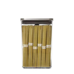 OXO Voorraadbus POP SteeL rechthoekig medium 2,6 liter gevuld SKU 3118700