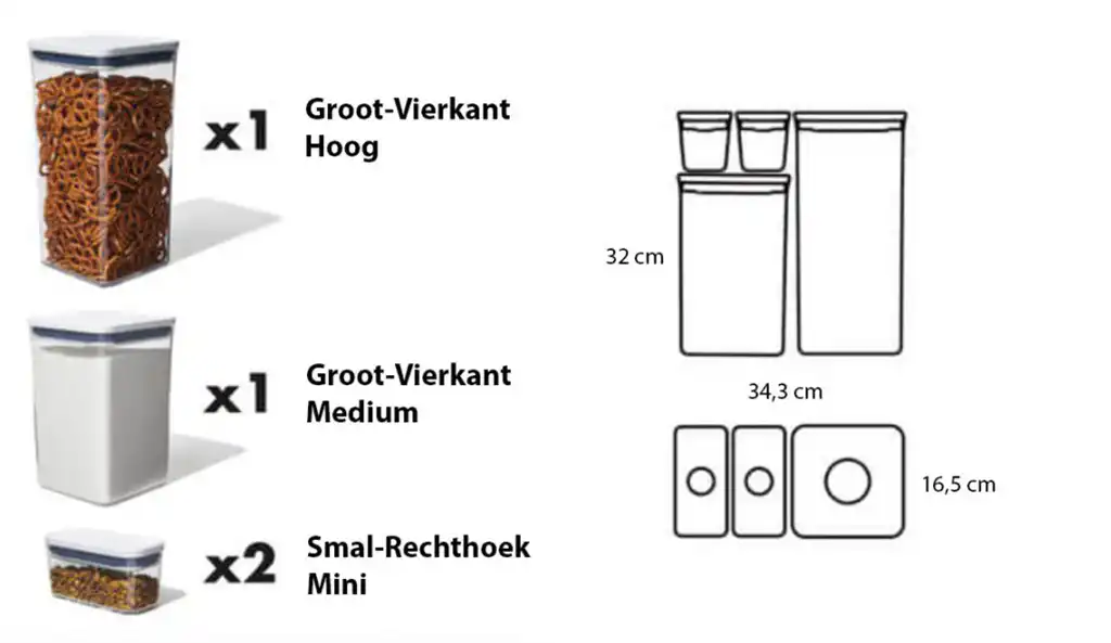 OXO pop containers set 2