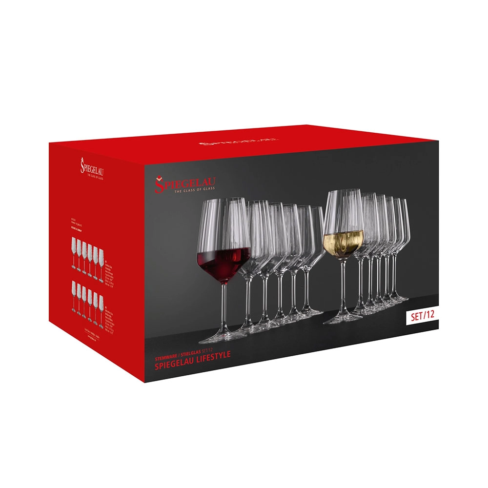 Spiegelau Lifestyle Voordeelset Wijnglazen 12 delig