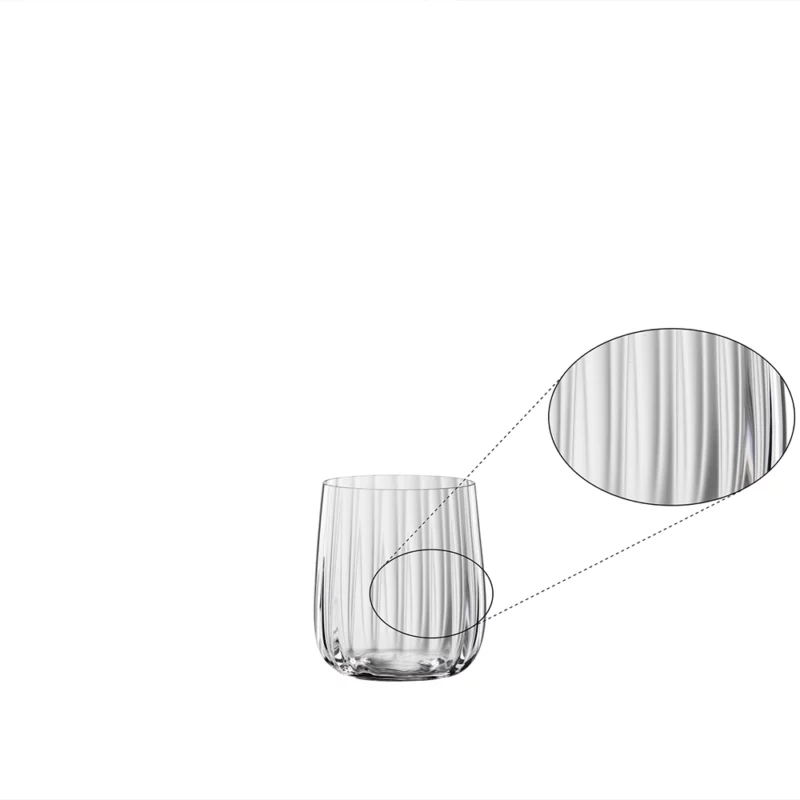 Spiegelau Lifestyle Whiskyglas geribbeld SKU 4450175