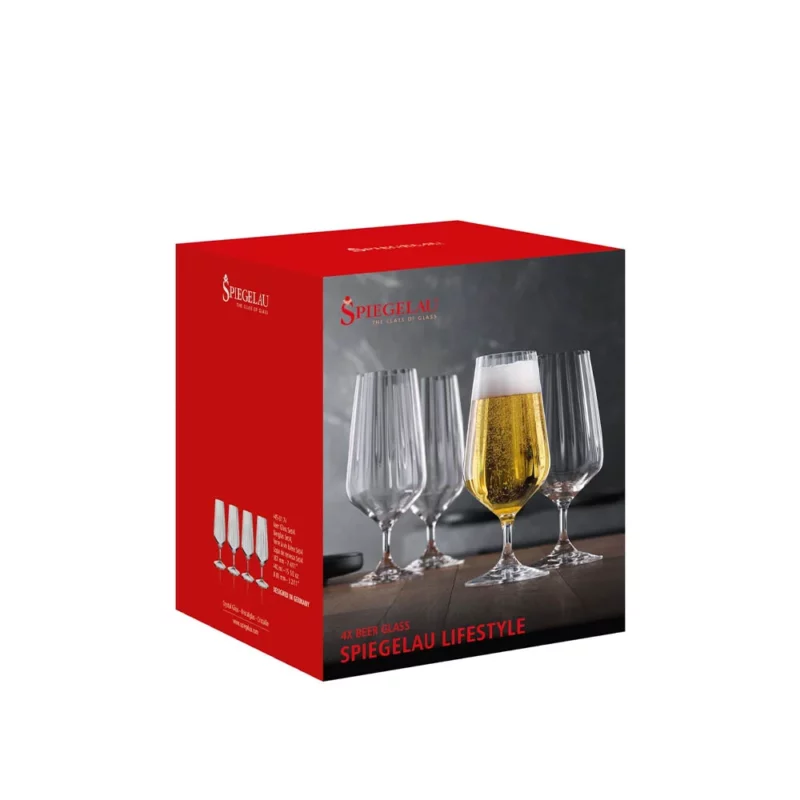 Spiegelau Lifestyle set van 4 bierglazen